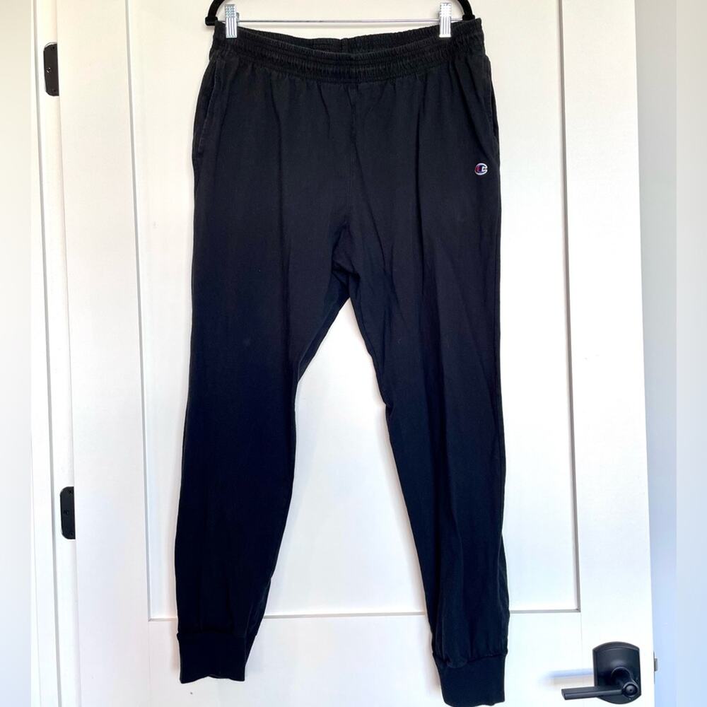 Champion Black Sweatpant Joggers Size XL